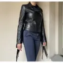 Leather short vest Elisabetta Franchi