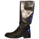 Leather boots Emporio Armani