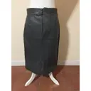 Buy ENRICO COVERI Leather mini skirt online