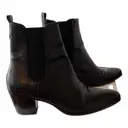 Fall Winter 2019 leather ankle boots Claudie Pierlot