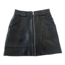 Fall Winter 2019 leather mini skirt Maje