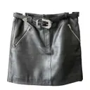 Fall Winter 2020 leather mini skirt Maje