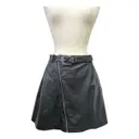 Fall Winter 2020 leather mini skirt Maje