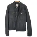 Fall Winter 2020 leather jacket Sandro