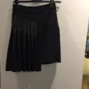 Fausto Puglisi Leather mini skirt for sale