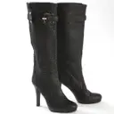 Fendi Black Leather Boots for sale
