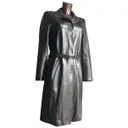 Leather coat Fendi
