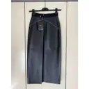 Buy Fendi Leather mid-length skirt online