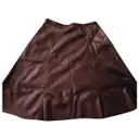 Leather skirt Flavio Castellani