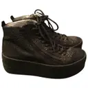 Leather trainers Free Lance