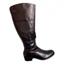 Leather riding boots Gant