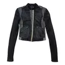 Leather biker jacket Gianfranco Ferré