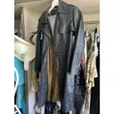 Gianni Versace Leather coat for sale