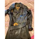 Leather coat Gianni Versace