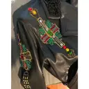 Leather short vest Gianni Versace