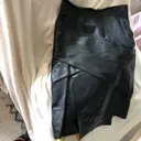 Leather mid-length skirt Gianni Versace
