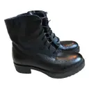 Leather lace up boots Gino Rossi