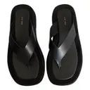 Ginza leather flip flops The Row