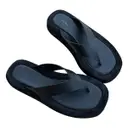 Ginza leather flip flops The Row