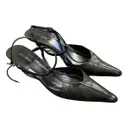 Leather sandals Giorgio Armani