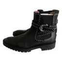Leather biker boots Givenchy