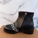 Leather biker boots Givenchy