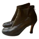 Glove Booties leather ankle boots Celine