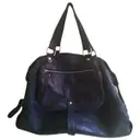 Leather tote Great by Sandie