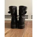 Leather biker boots Gucci