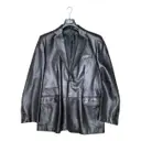Leather vest Gucci - Vintage