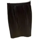 Leather mid-length skirt Gucci - Vintage