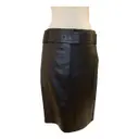 Leather mid-length skirt Gucci