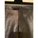 Leather trousers Gucci - Vintage