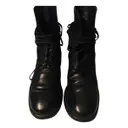 Leather lace up boots Guidi