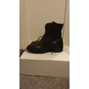 Leather lace up boots Guidi