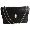 Black Leather Handbag Bvlgari