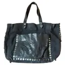 Black Leather Handbag CAMPOMAGGI