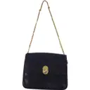 Black Leather Handbag Celine