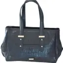 Black Leather Handbag Emporio Armani