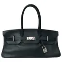 Black Leather Handbag Hermès