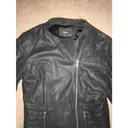 Buy Harrods Leather biker jacket online