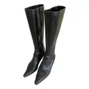 Leather boots Helmut Lang - Vintage