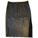 Leather mid-length skirt Helmut Lang