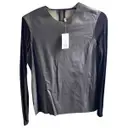 Leather blouse Helmut Lang