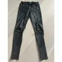 Leather leggings Helmut Lang