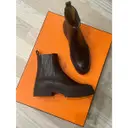 Buy Hermès Leather biker boots online