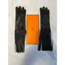 Buy Hermès Leather long gloves online