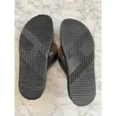 Leather flip flops Hermès