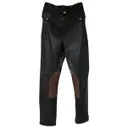Leather trousers Hermès - Vintage