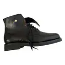 Leather buckled boots Heschung